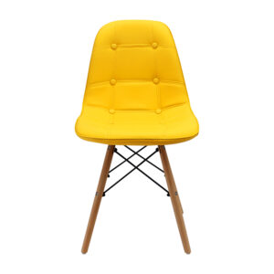 Kit por 4 Silla DKR Botones Tipo Eames - Amarillo 2 Kit por 4 Silla DKR Botones Tipo Eames - Amarillo